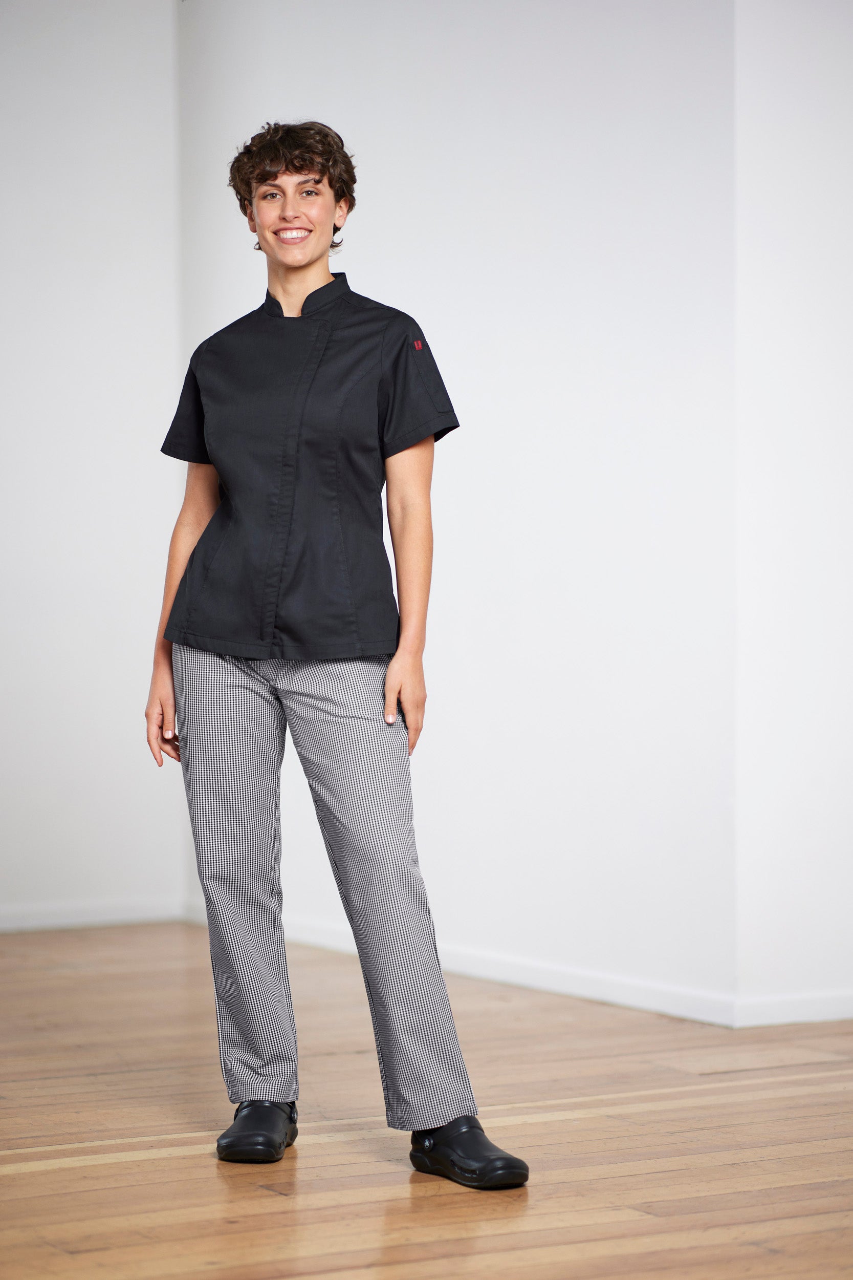 Yes Chef CH330LS Womens Alfresco Short Sleeve Chef Jacket