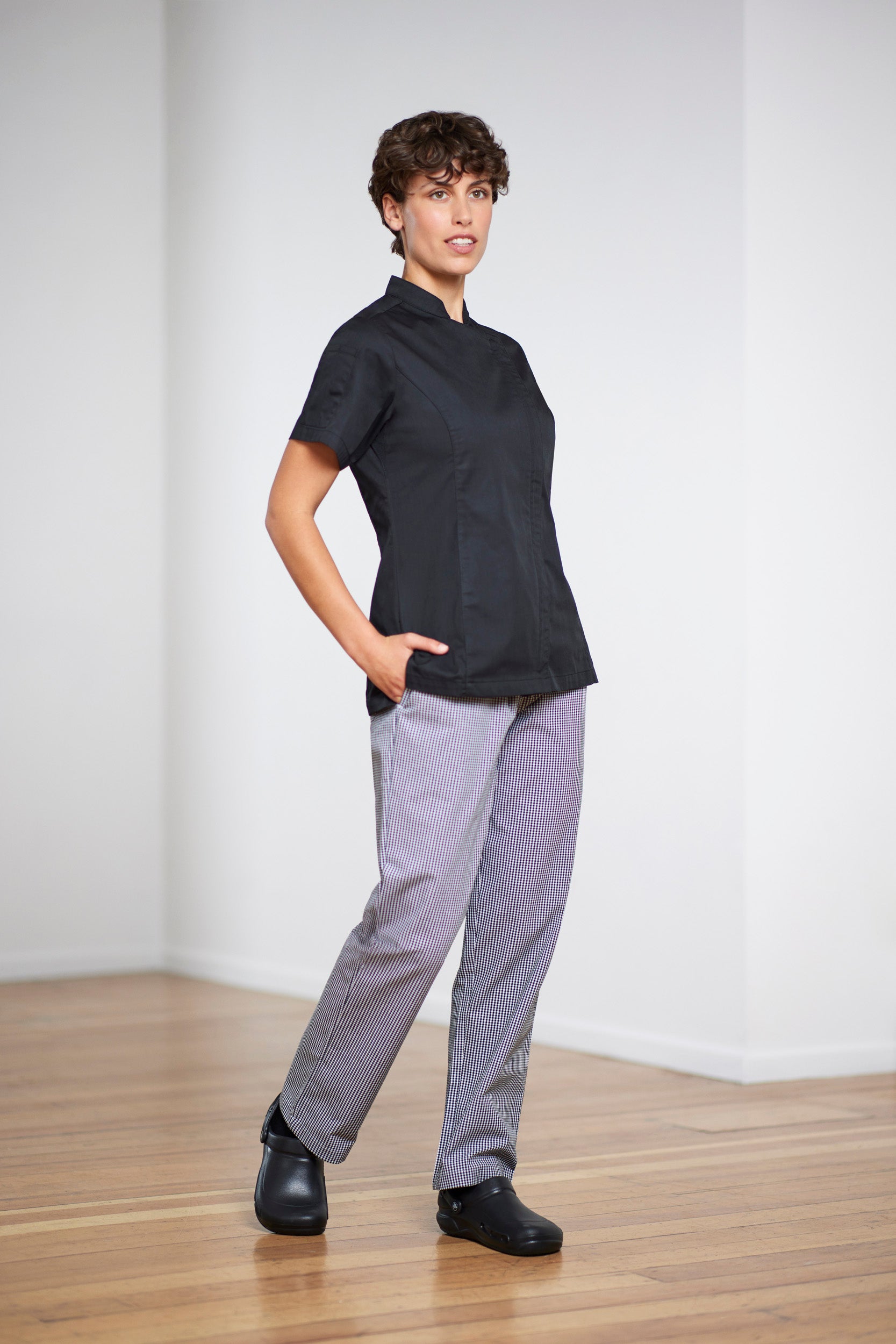 Yes Chef CH330LS Womens Alfresco Short Sleeve Chef Jacket