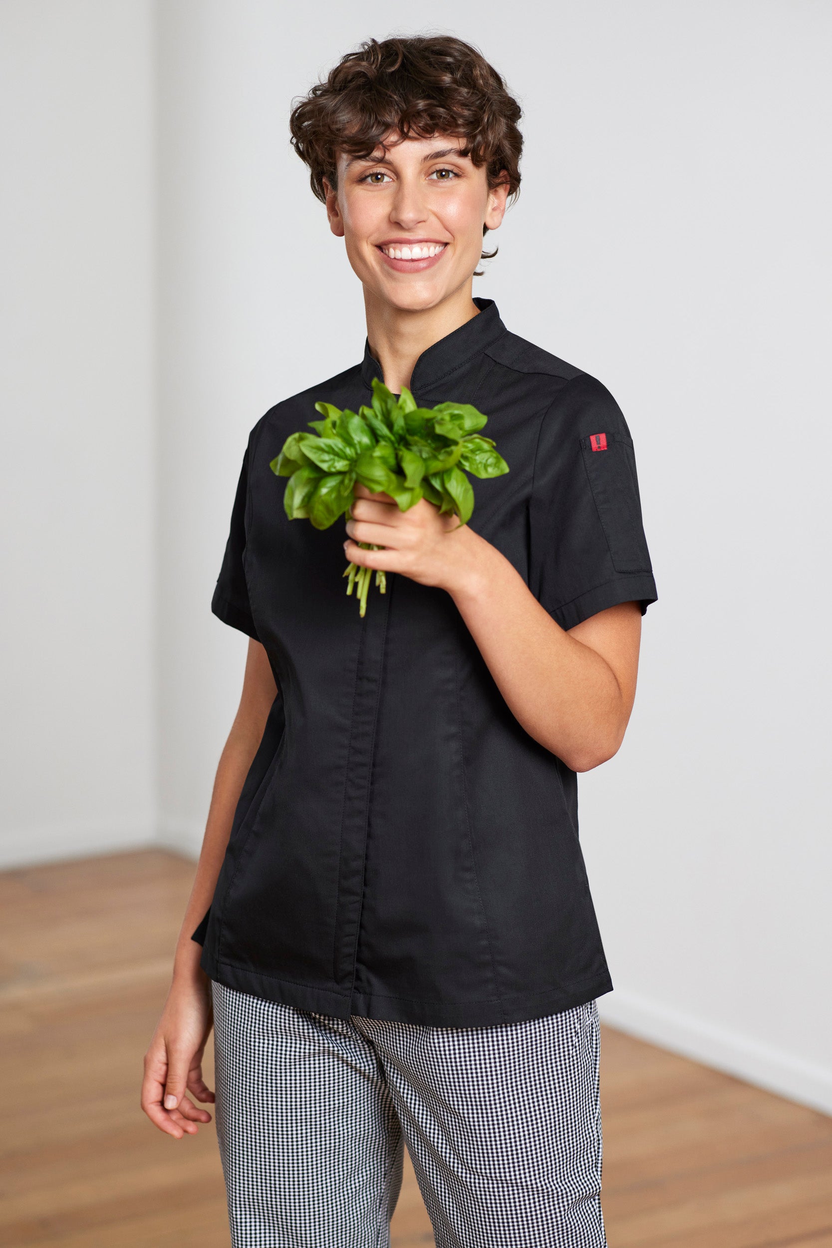 Yes Chef CH330LS Womens Alfresco Short Sleeve Chef Jacket