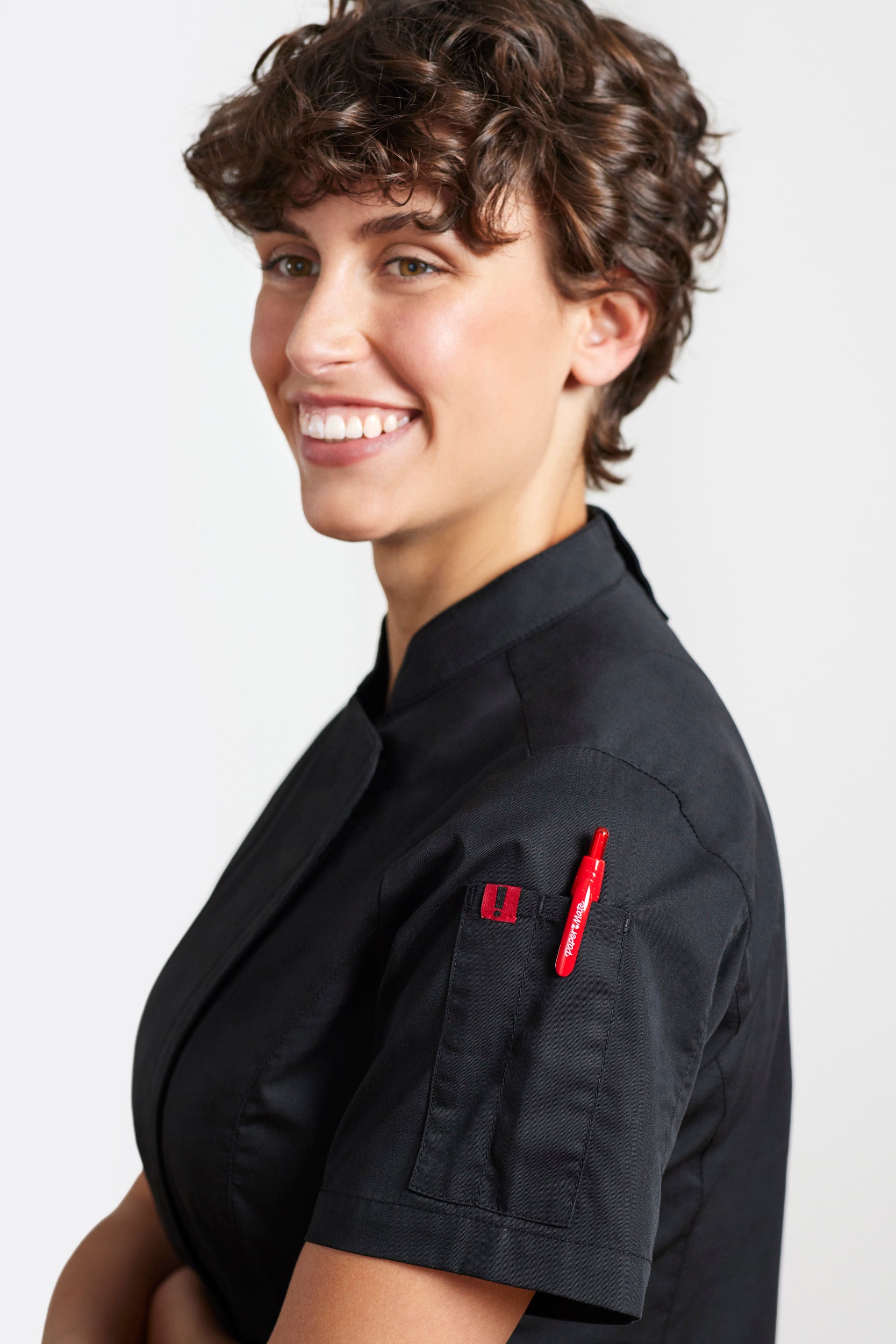 Yes Chef CH330LS Womens Alfresco Short Sleeve Chef Jacket