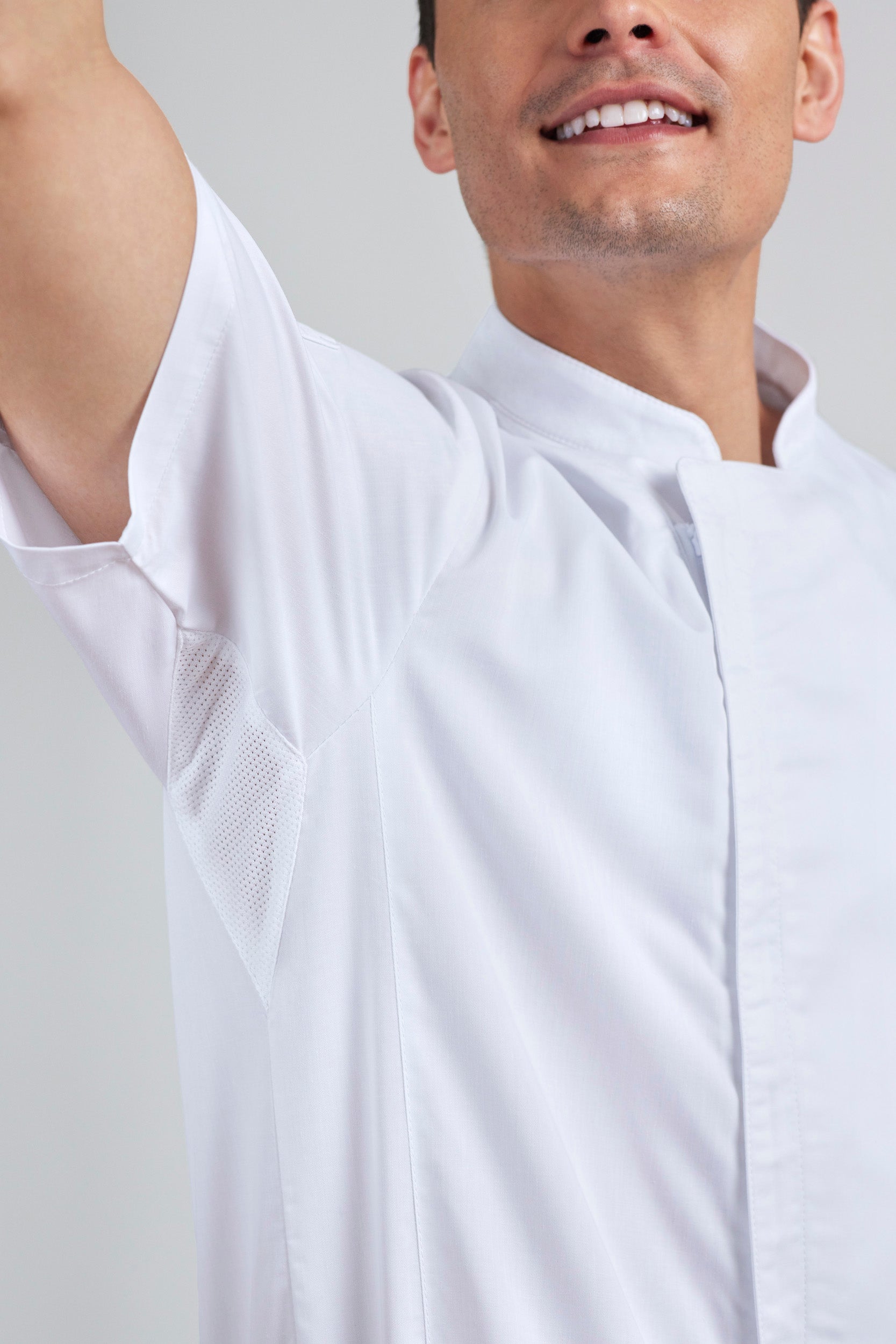 Yes Chef CH330MS Mens Alfresco Short Sleeve Chef Jacket