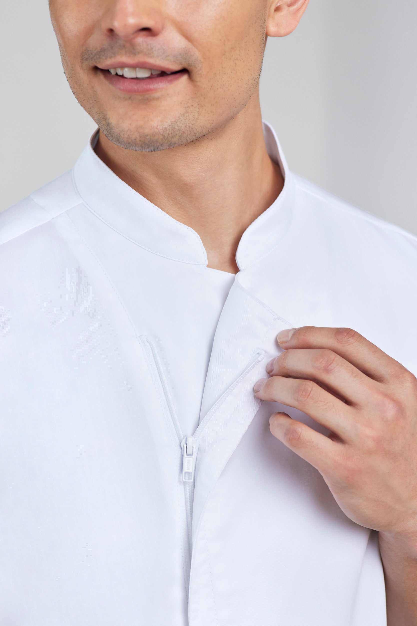 Yes Chef CH330MS Mens Alfresco Short Sleeve Chef Jacket