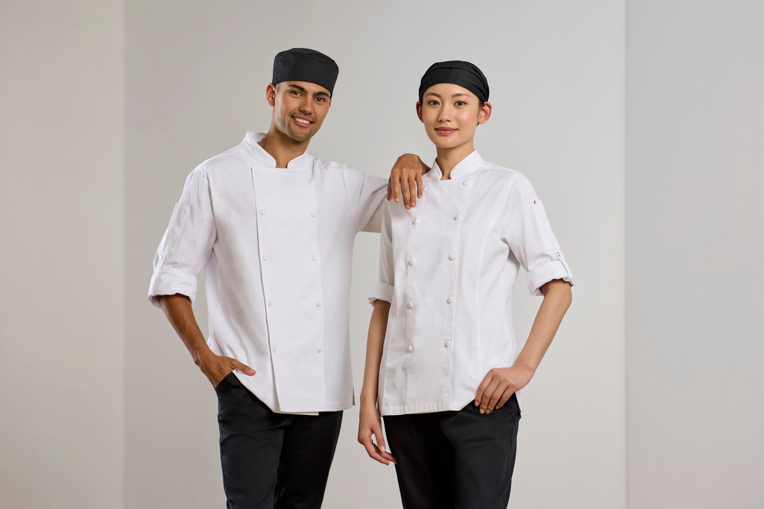 Yes Chef CH430ML Mens Gusto Long Sleeve Chef Jacket