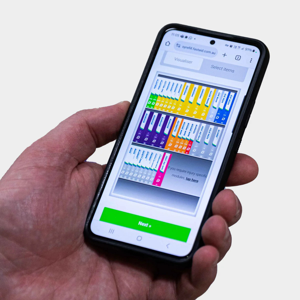 FastAid First Aid Kit Easy-Refill Vehicle Soft Pack