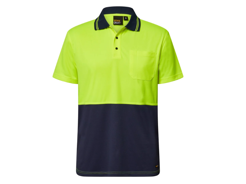 WorkCraft Hi Vis Short Sleeve Polo WSP201