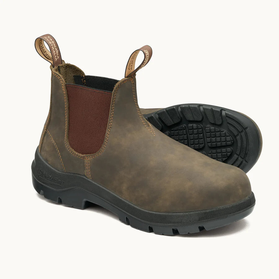 WorkLife 730 Leather Elastic Side Boot