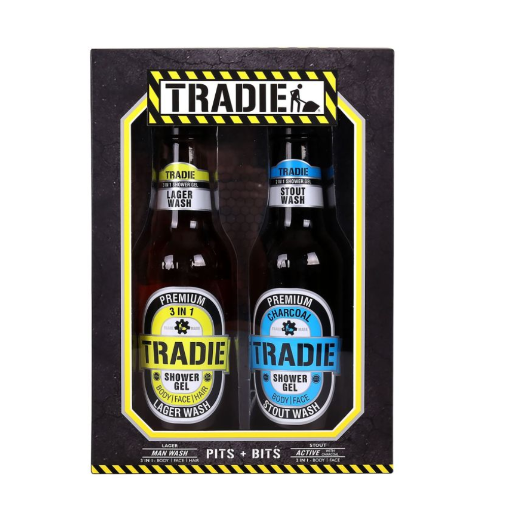 Tradie 2 Pk Beer Bottle Body Wash