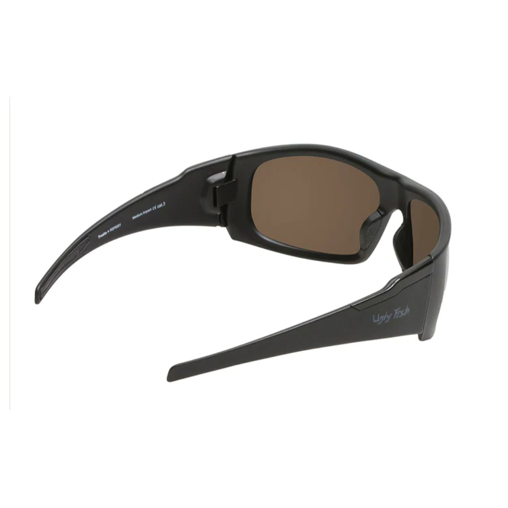 Ugly Fish Safety Glasses Tradie Polarised Smoke Lens