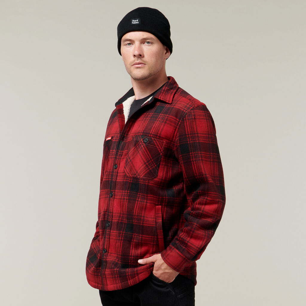 Sherpa Jacket with Beanie