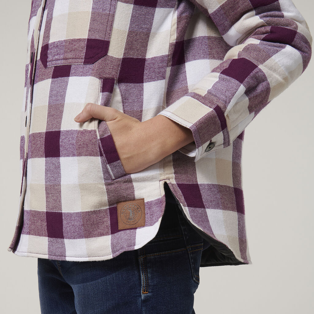 Womens Quilted Shacket