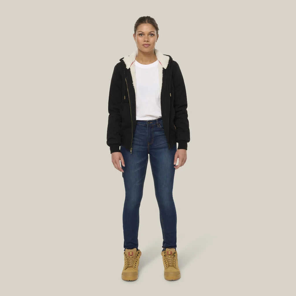 Womens Canvas Bomber Jacket