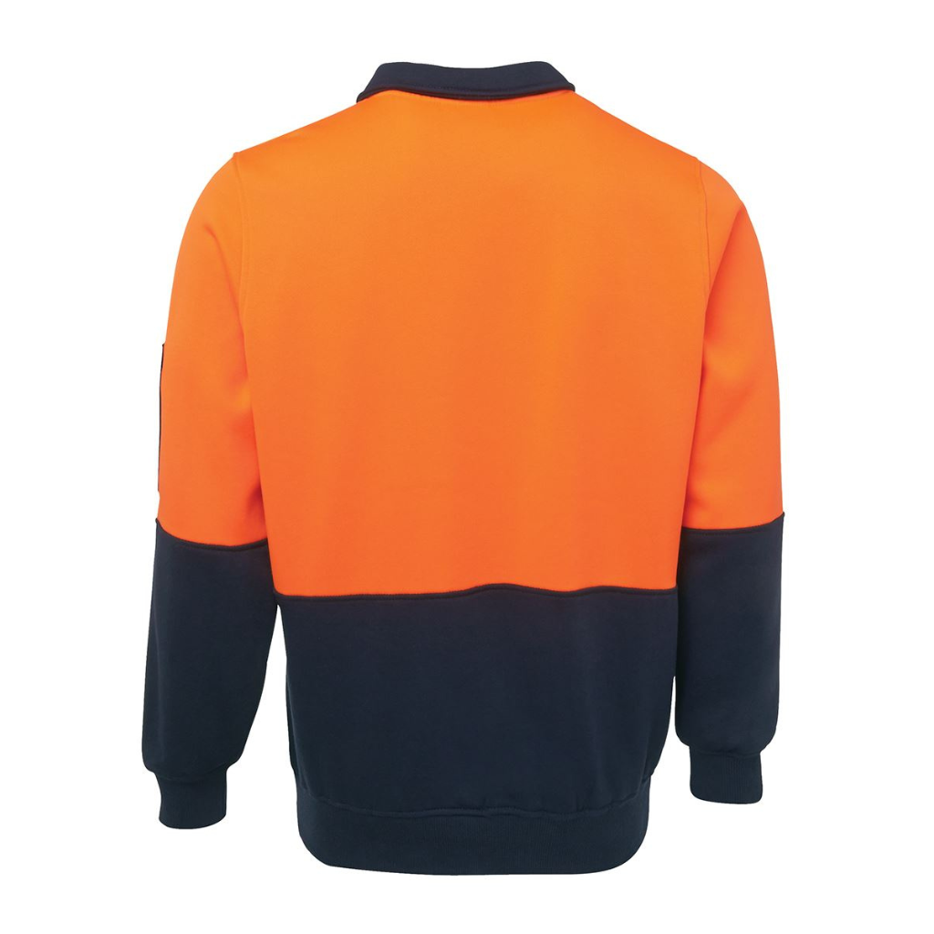 Jbs Wear 6HVFH Hi Vis 1/2 Zip Fleecy Jumper