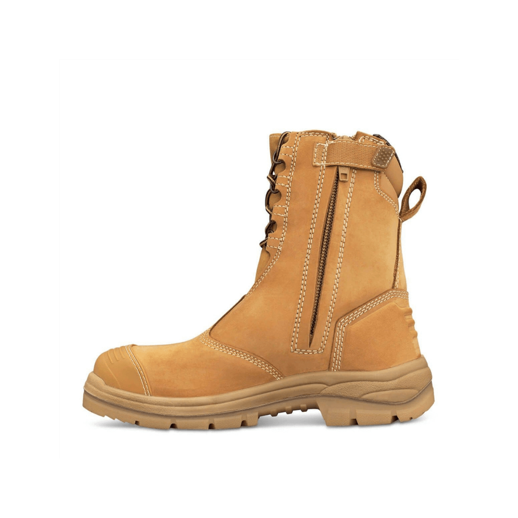 Oliver 55385 Lace Up Zip Side Welders High Leg Boot