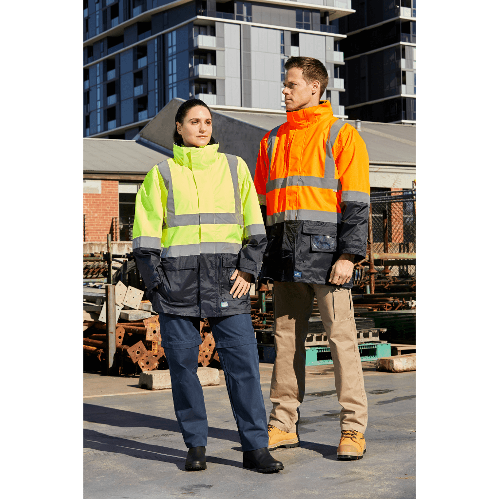 4-in-1 Hi Vis Utility Jacket And Vest