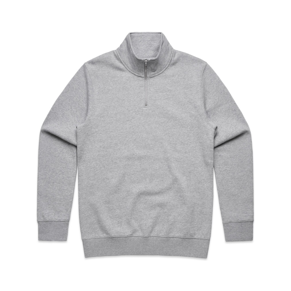 Mens Half Zip Crew Jumper