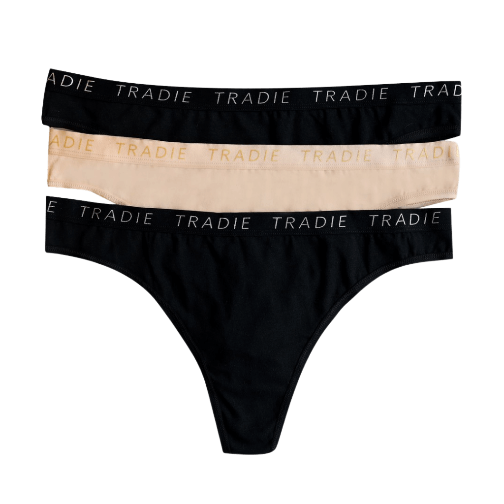 Tradie 3pk Diamond G-String