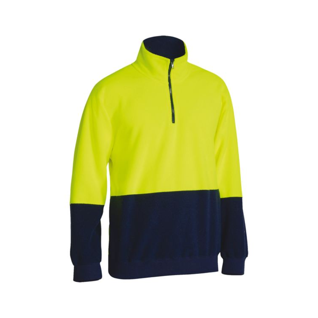 Hi Vis 1/4 Zip Polar Fleece