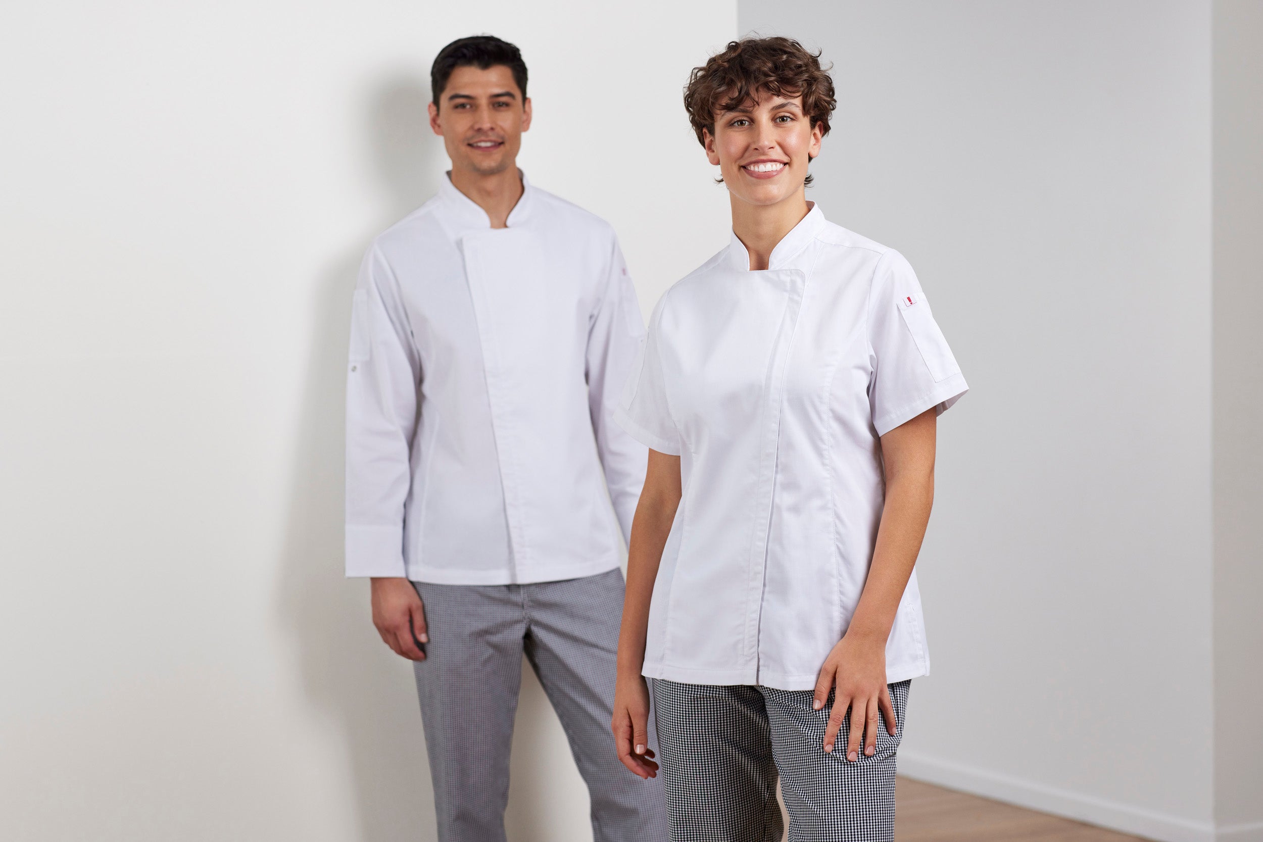 Yes Chef CH330LS Womens Alfresco Short Sleeve Chef Jacket