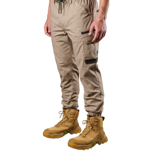 WP-12C Elastic Waist Ripstop Cuffed Work Pant