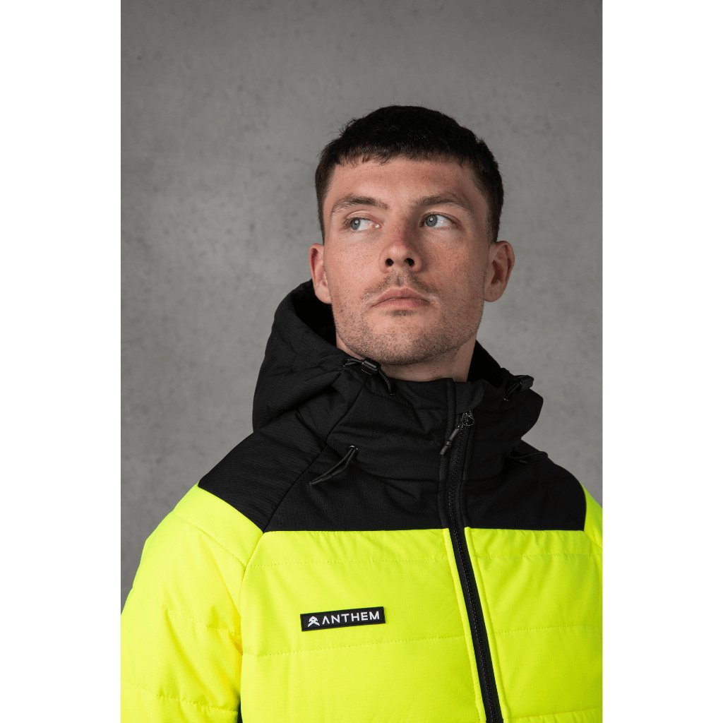 Anthem Workwear Performance Hi Vis Puffer Jacket - Worklocker Bacchus Marsh - Anthem Workwear - Apparel Mens Hi Vis Jackets - 769807303805