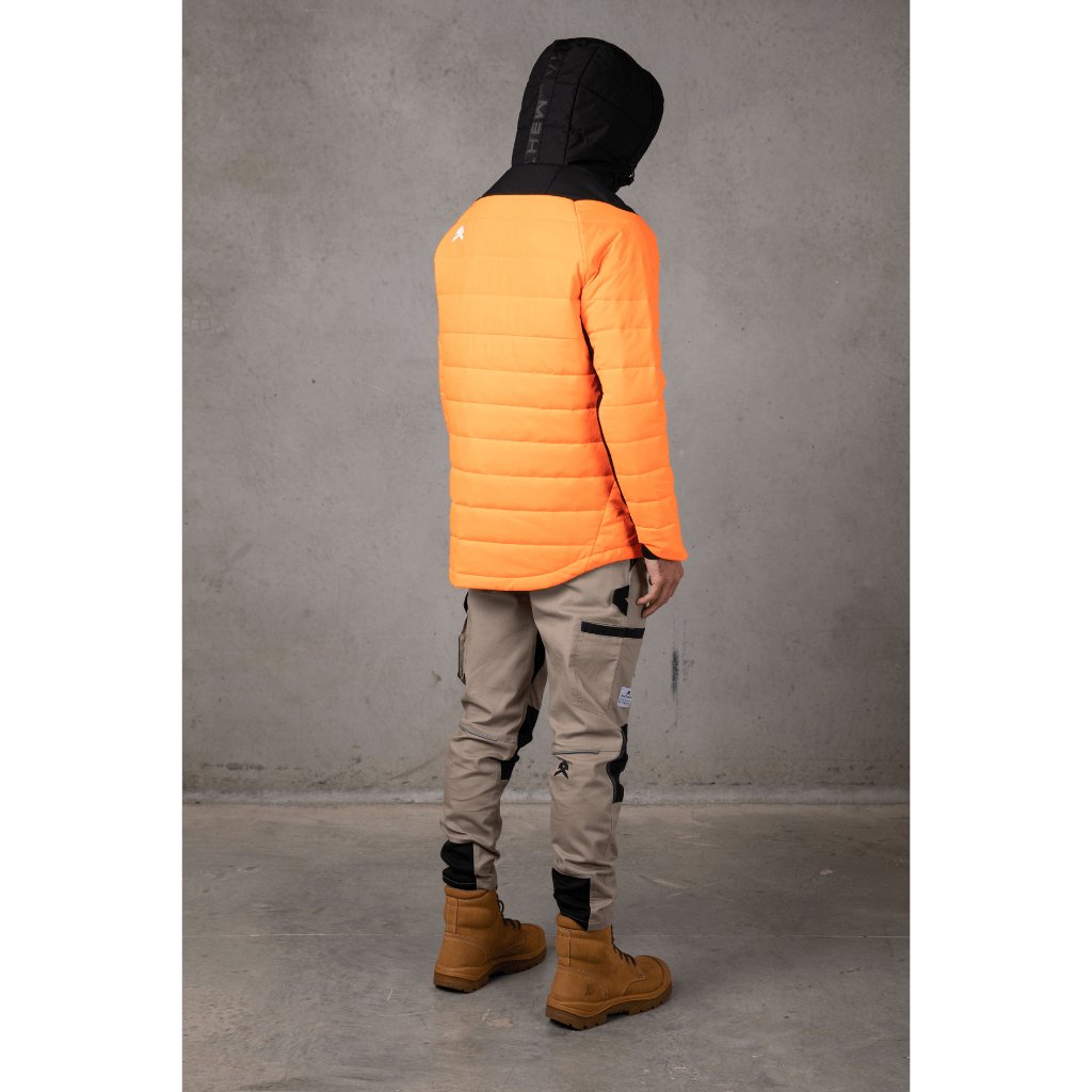 Anthem Workwear Performance Hi Vis Puffer Jacket - Worklocker Bacchus Marsh - Anthem Workwear - Apparel Mens Hi Vis Jackets - 769807303867