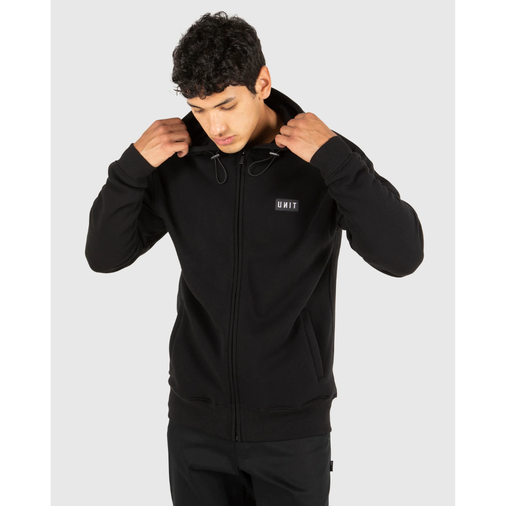 Unit Workwear Mens Full Zip Fleece Hoodie Stack