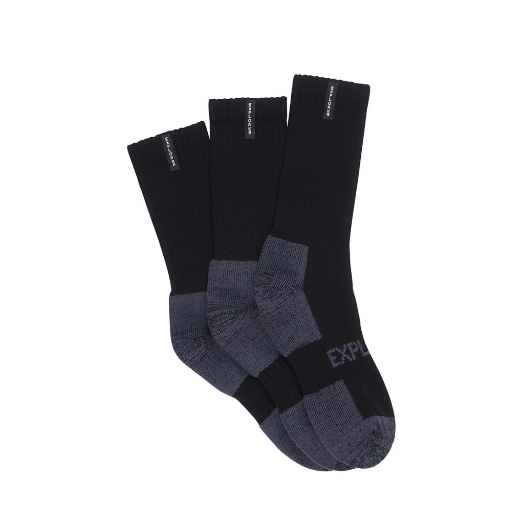 Bonds Explorer Tough Work Sock 3 pack