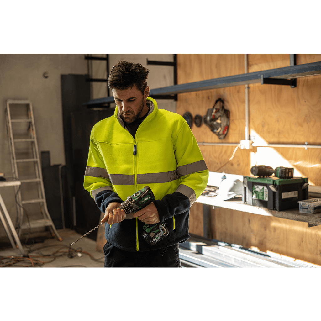 Mens Hi Vis Lumber Jacket With Tape