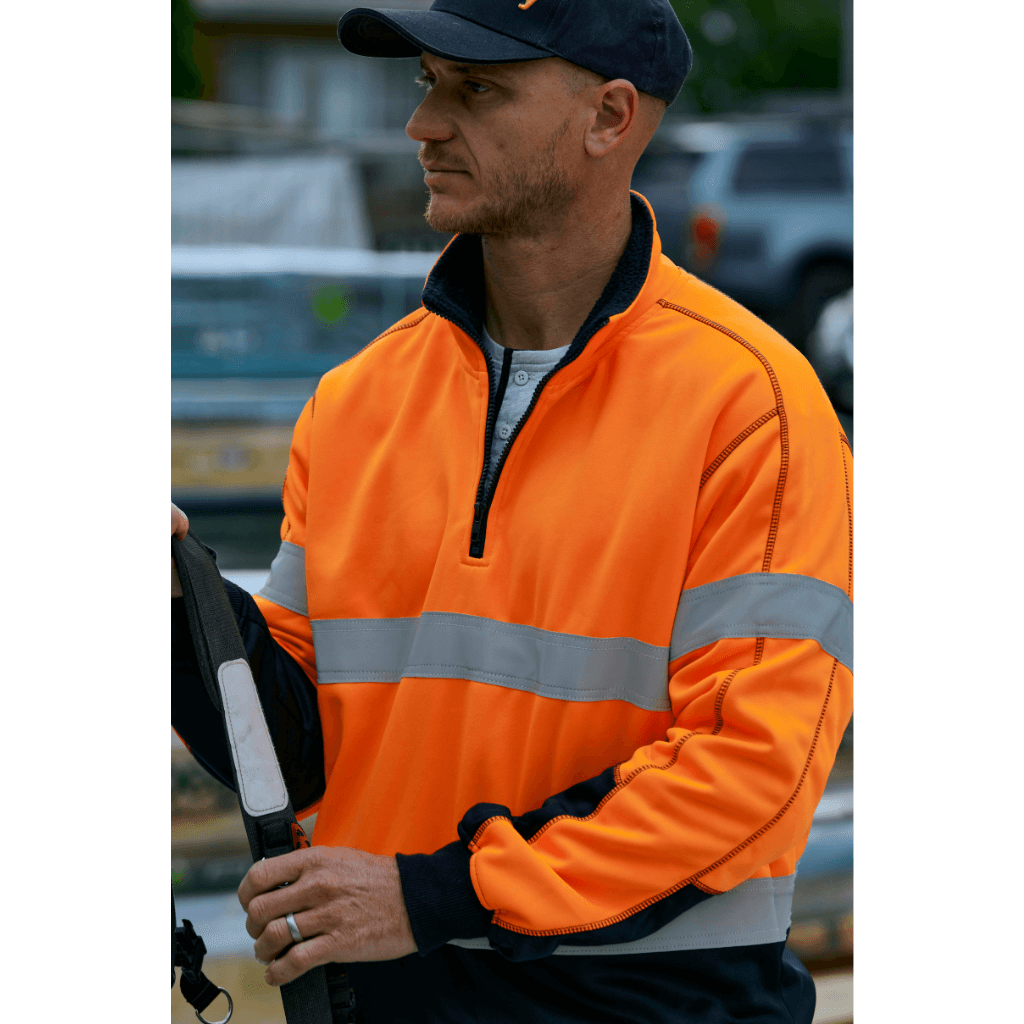 Taped 1/4 Zip Fleece Pullover