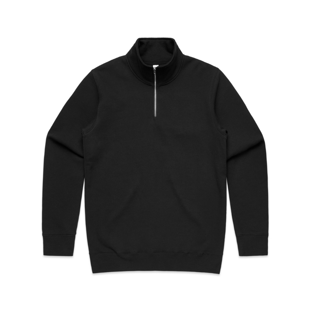 Mens Half Zip Crew Jumper