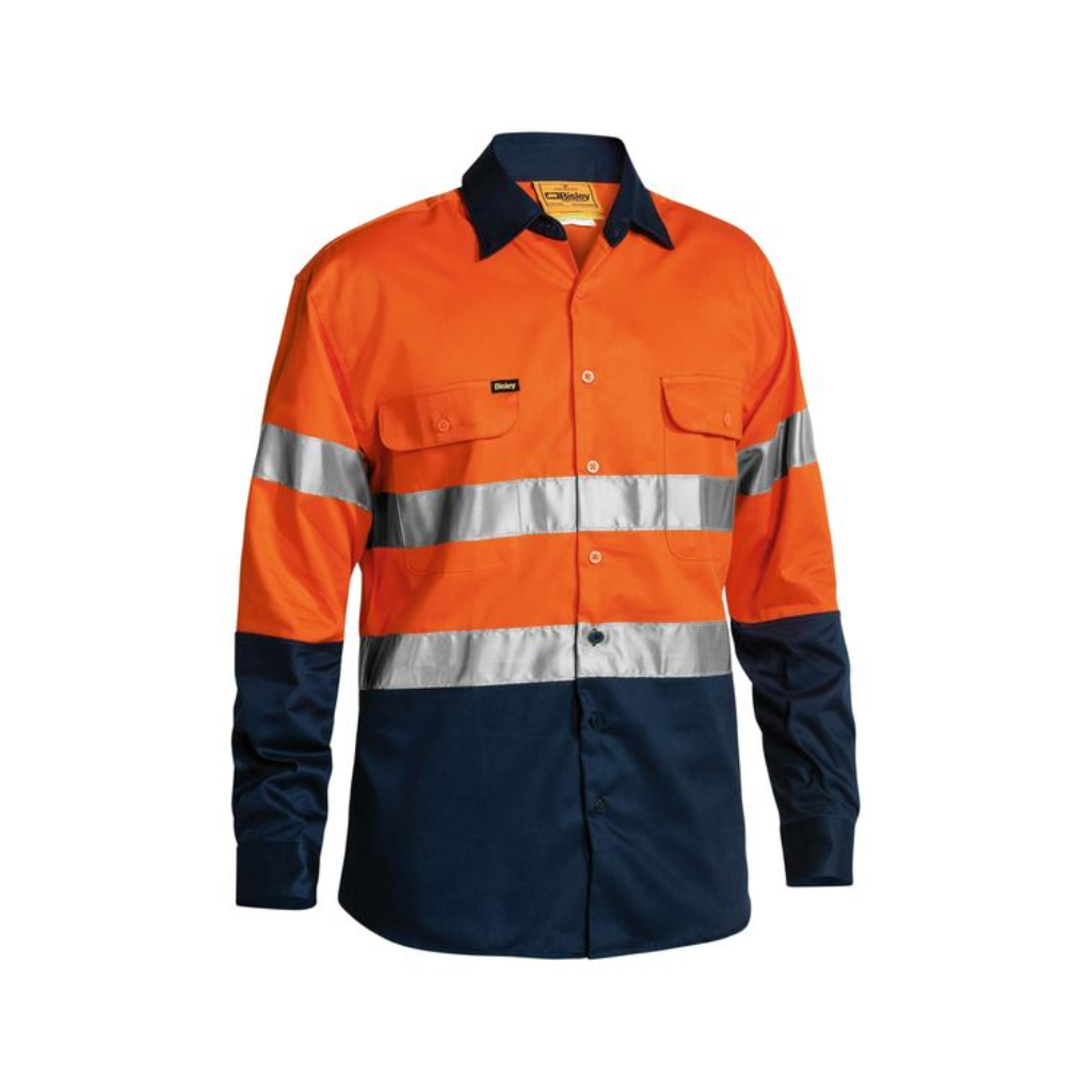 Hi Vis Cotton Drill L/S Shirt